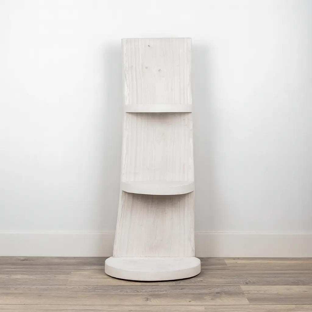 Staand Boomstamrek Svea White Wash 25x15x100 (9)