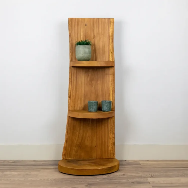 Staand Boomstamrek Vita Oak 25x15x100