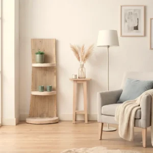 Staand boomstamrek 100 cm naturel