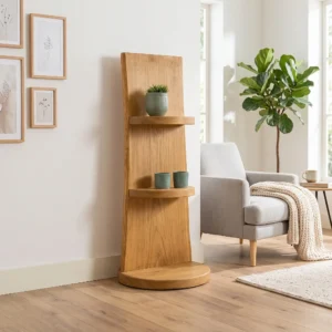 Staand boomstamrek old naturel 100 cm