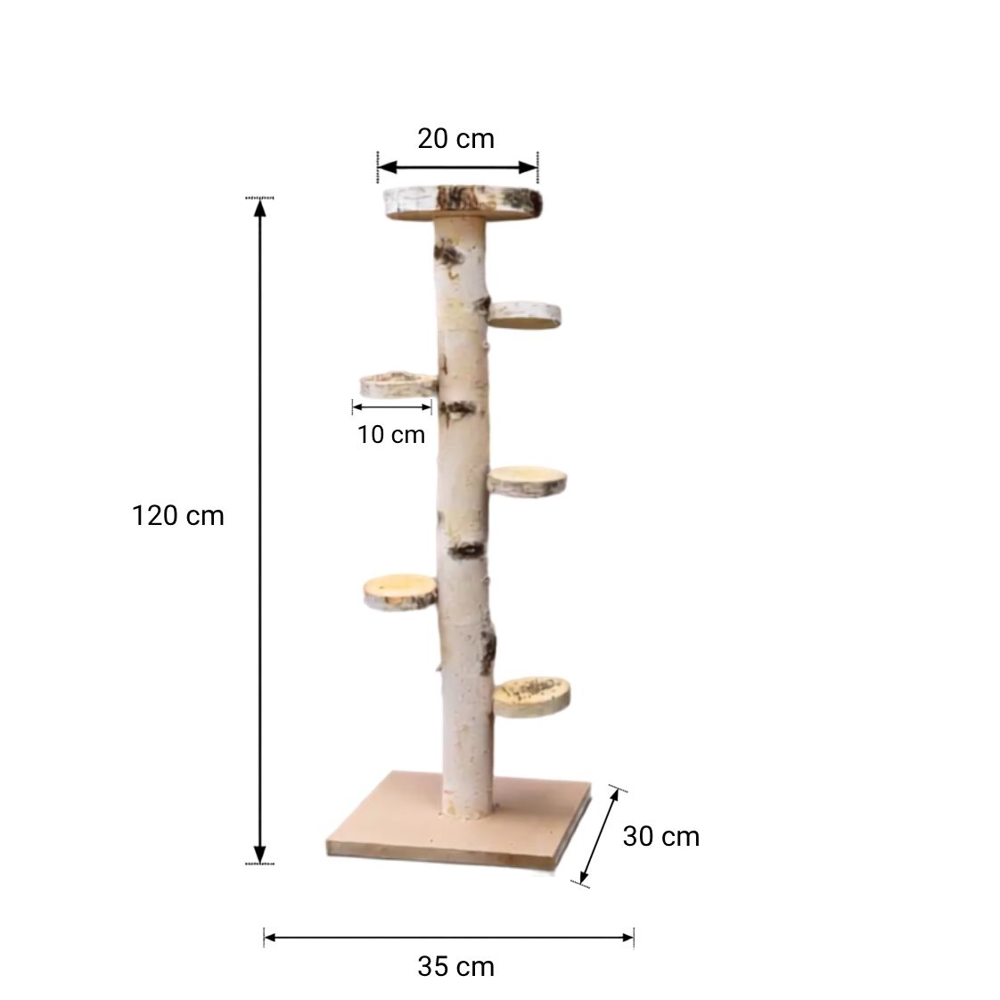 Vogelboom Charlie _ Met voederplateau _ 120 cm