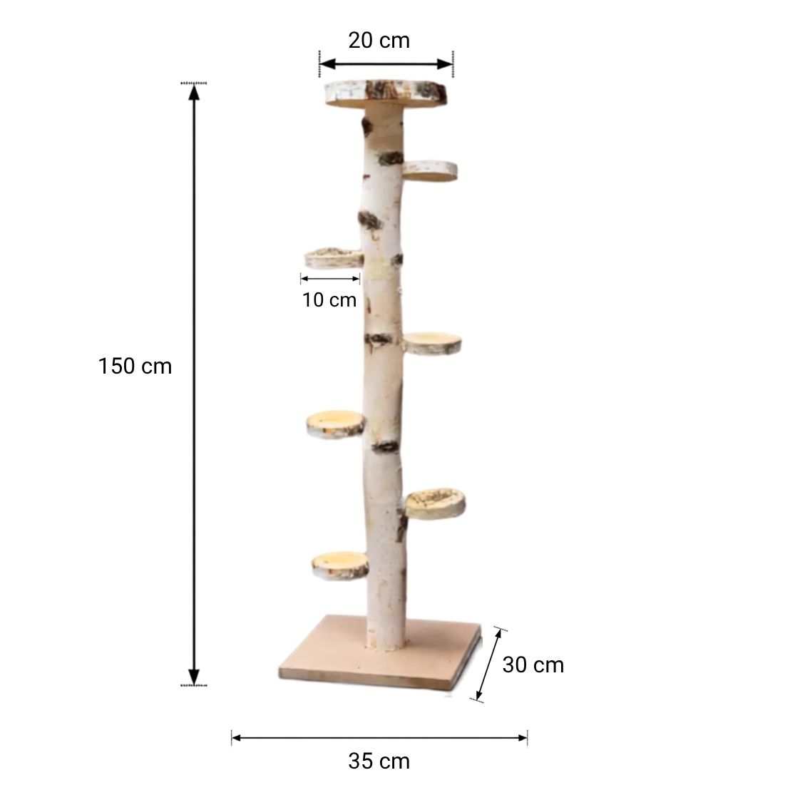 Vogelboom Charlie _ Met voederplateau _ 150 cm