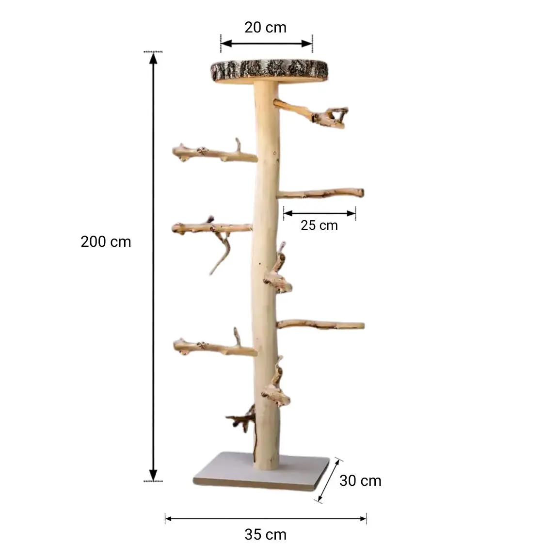 Vogelboom Chica met voederplateau _ 200 cm