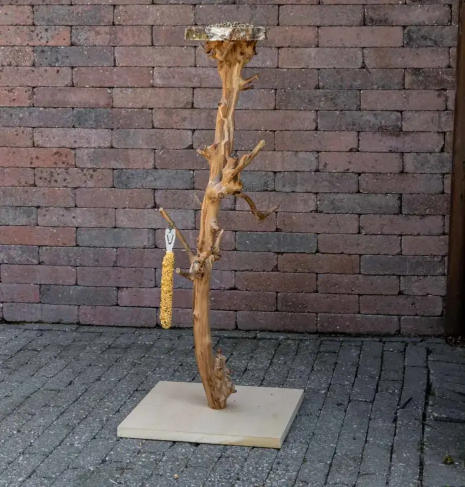 Vogelboom Luna 75 cm mjet voederplateau