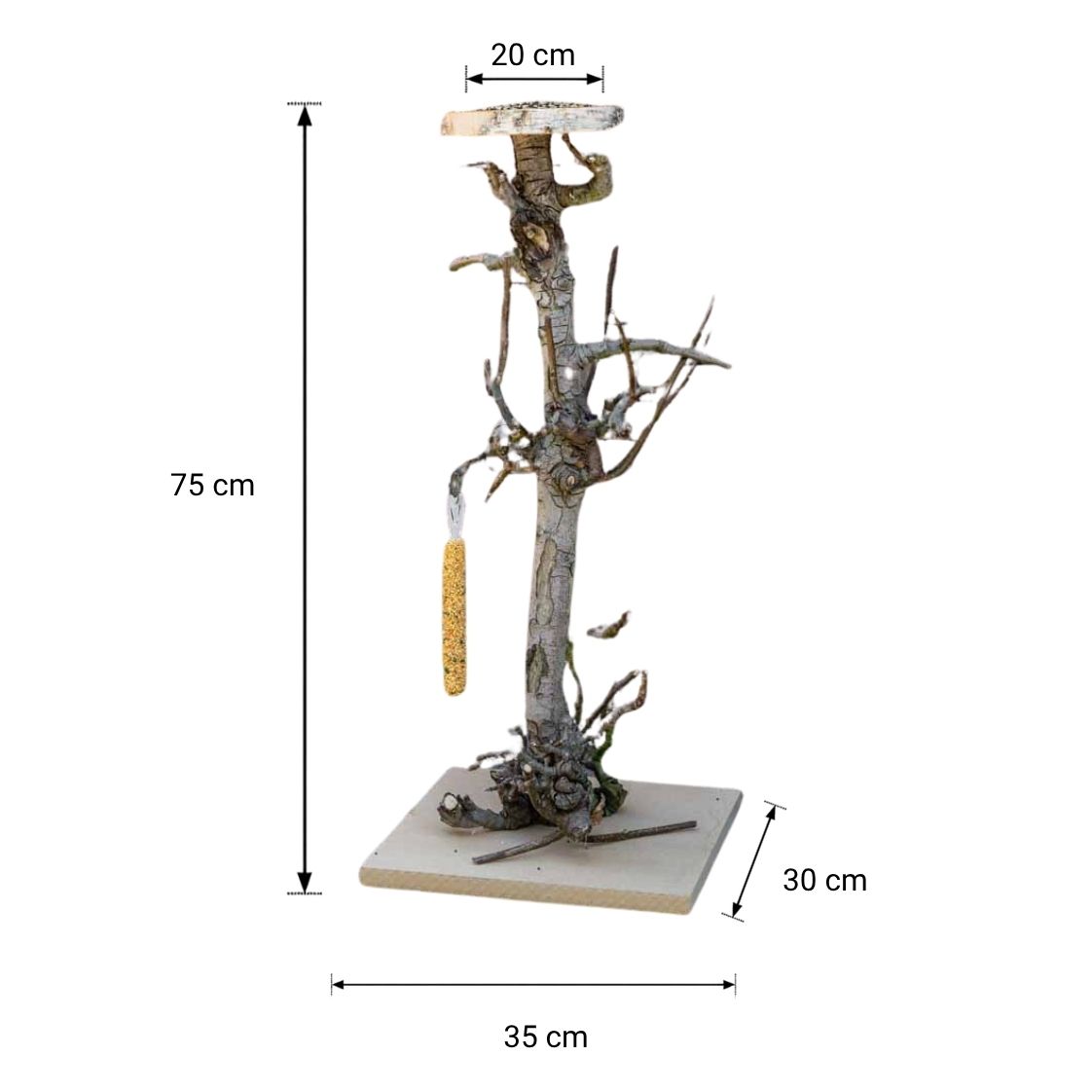 Vogelboom Rani met voederplateau _ 75 cm