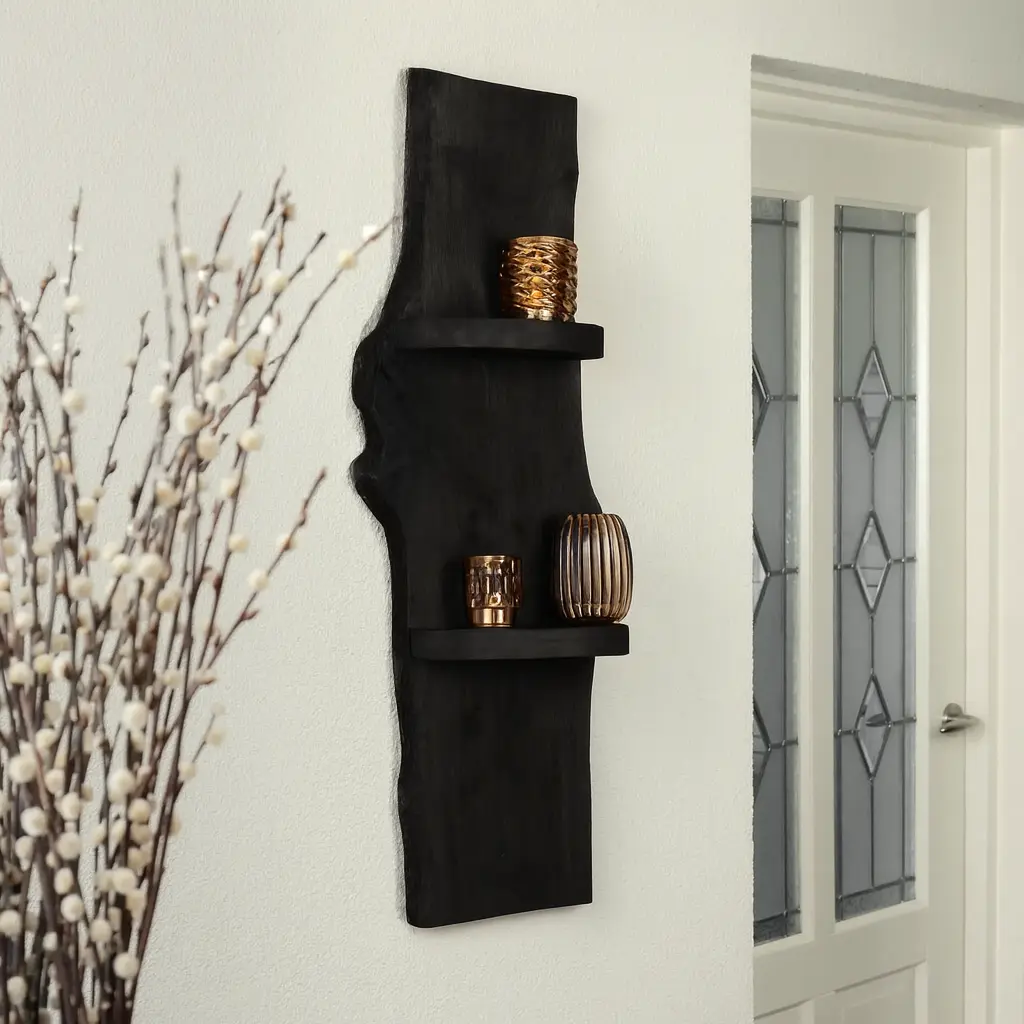 Wand Boomstamrek Vigo Zwart 25x15x100 (4)