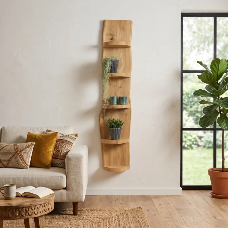 Wand boomstamrek old naturel 150 cm