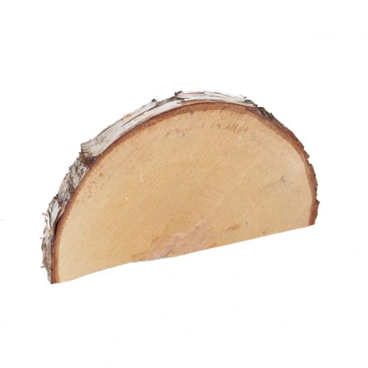 halve houtschijf 25-30 cm