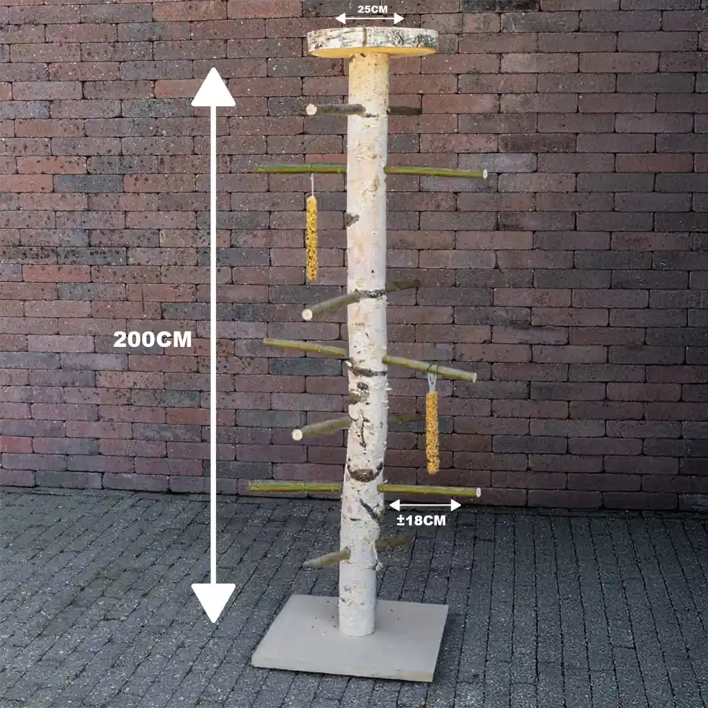 vogelboom-zazou-voederplateau-afmetingen-200cm